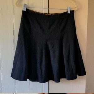WHBM Black A-Line Skirt